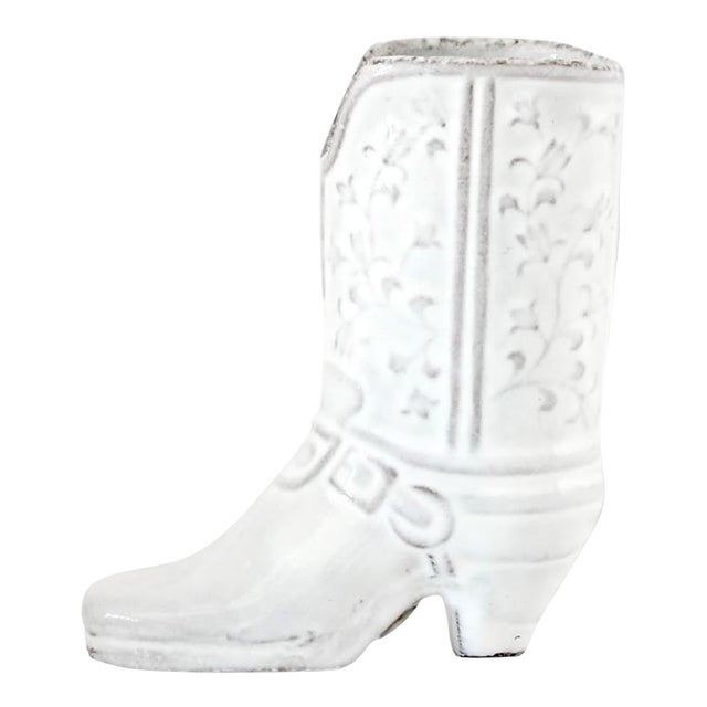 Astier de Villatte Austin Mini Boot Vase For Sale