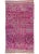 Mid 20th Vintage Geometric Purple Moroccan Wool Rug For Sale In New York - Image 6 of 7