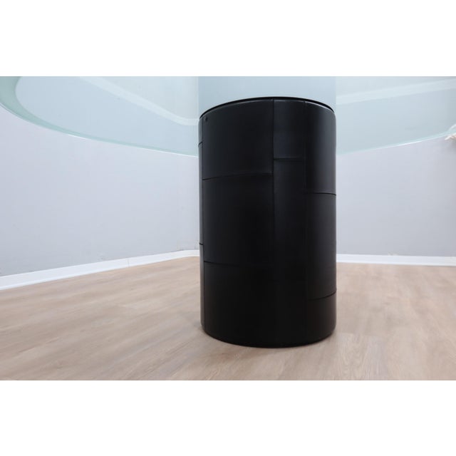 Glass Dining Table Tobio by Afra & Tobia Scarpa for B&b, Italy, 1970s For Sale - Image 7 of 13