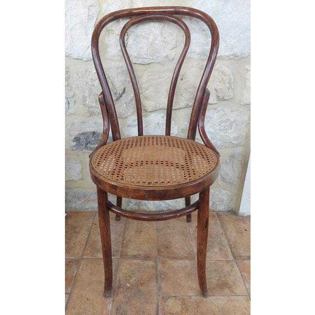 Italian Bentwood Bistro Chairs from Sautto and Liberale, 1940s, Set of 2 For Sale - Image 9 of 12