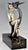 Art Deco Bronze Sculpture of a Lady with Birds of Paradise from G. Daverny, 1930 For Sale - Image 3 of 10