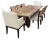 Baron Live Edge Solid Wood Dining Table — DtaleModern India | Seats 8 | One of a Kind For Sale