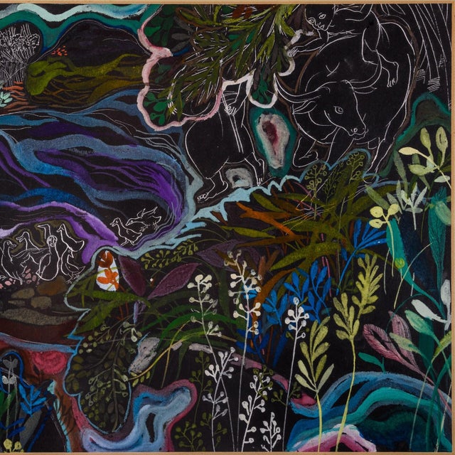 Mid 20th Century Ipe Ma’aroef Painting For Sale - Image 5 of 6