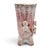 Vintage Pink Ceramic Cornucopia Vase W/ Applied Bird & Flowers For Sale - Image 9 of 9