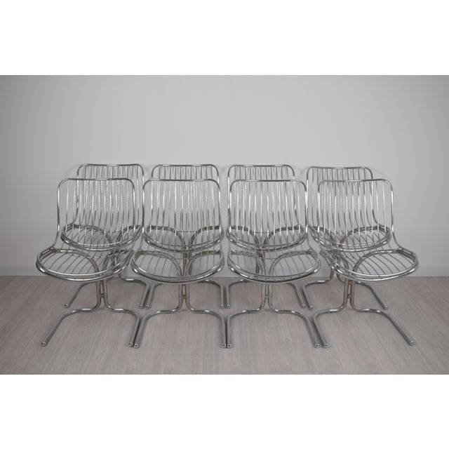 Vintage Chairs by Gastone Rinaldi, 1970, Set of 8 For Sale - Image 10 of 14