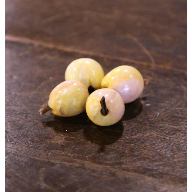 Mid-Century Italian Hand-Carved Stone Fruit Collection, Set of Sixteen For Sale In Dallas - Image 6 of 6