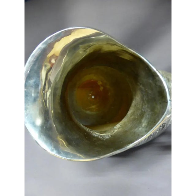 Silver 19th-Century Silver-Plated Ewer and Basin, Set of 2 For Sale - Image 8 of 12