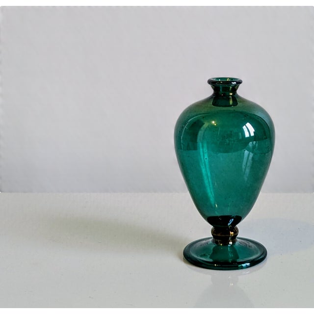 Blown Glass Miniature Vase by Vittorio Zecchin for MVM Cappellin, 1920s For Sale - Image 3 of 5