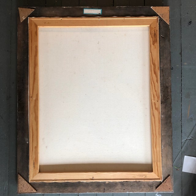 1990s Original Stewart Ross Female Nude Interior Painting For Sale - Image 5 of 6