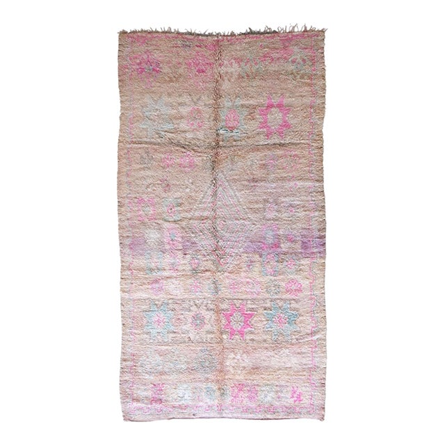 Moroccan Extra Large Boho Chic Rug - 13.1 X 7 F For Sale