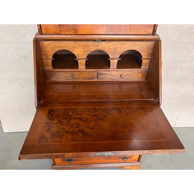 Early 19th Century George L Vitrine Secretary For Sale - Image 9 of 11