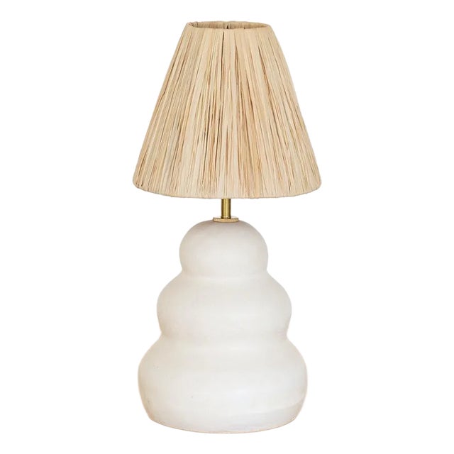 Ceramic Wave Lamp, Small For Sale