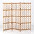 Boho Chic Vintage Bamboo and Rattan Folding Screen, 1970s, Set of 2 For Sale - Image 3 of 5