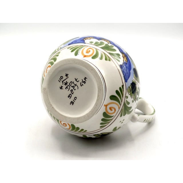 1980s Vintage Dutch Delft Wine Jug For Sale - Image 5 of 7