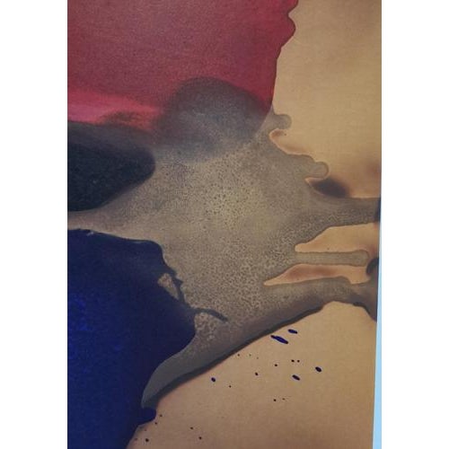 YVES KLEIN Louisiana 1968 Original edition poster of a Klein exhibition at the Louisiana Museum held from February 17 to...