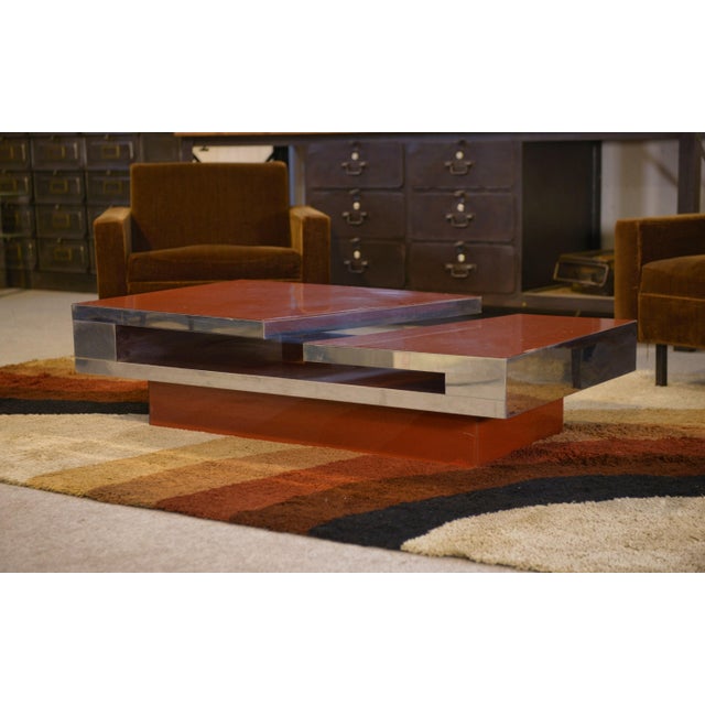 Coffee Table by Philippe Jean, 1970s For Sale - Image 3 of 10