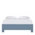 Wood Finn Platform Bed King - Regatta Blue For Sale - Image 7 of 12