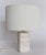 Italian Table Lamp in Travertine Marble, 1970s For Sale - Image 13 of 14