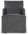 Century Furniture Tara Shaw for Century Furniture Stefano Skirted Chair - Charcoal Suede For Sale - Image 4 of 6