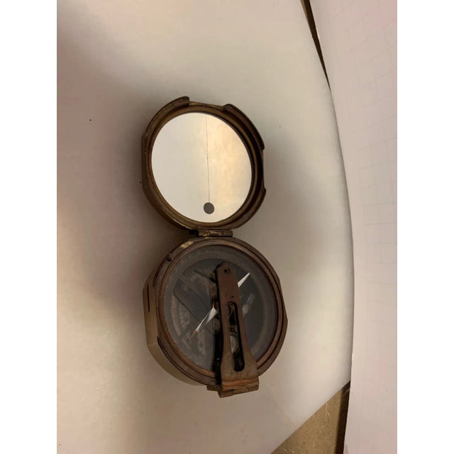 Compass by Stanley London Natural Sine Solid Brass Circa 1940. About This is a vintage, solid brass, Stanley, Natural Sine...