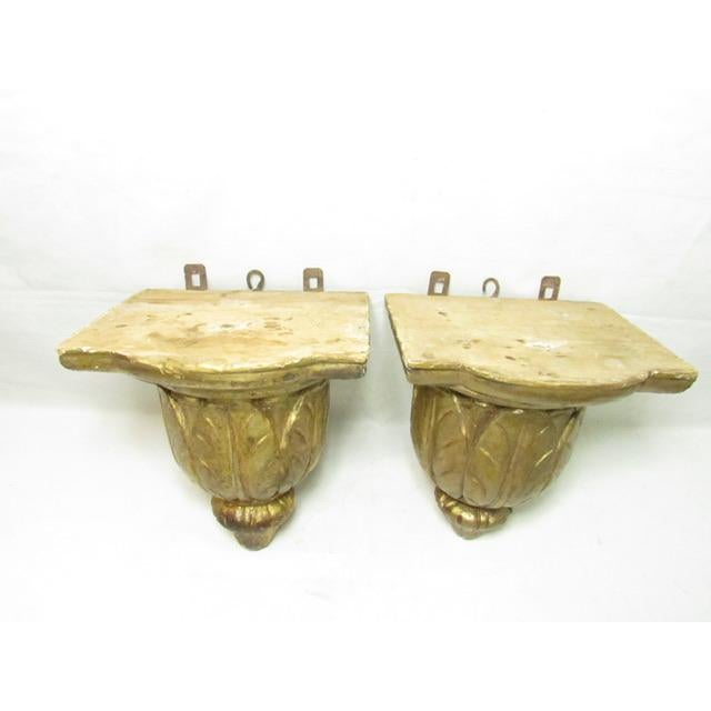 Italian 18th Century Italian Wall Brackets For Sale - Image 3 of 12
