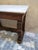 Black Console Table with Carved Legs and White Carrara Marble Top, Early 19th Century For Sale - Image 8 of 11