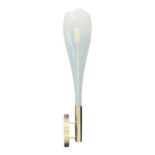 Tulip Shaped Murano Wall Sconce For Sale
