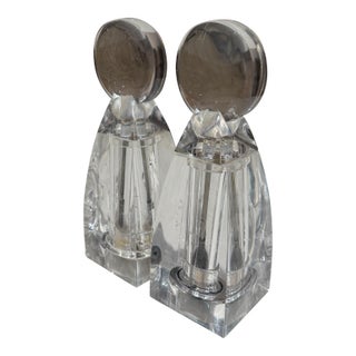 Grainware Lucite Salt & Pepper Grinders Wayne Husted Mid-Century Modern For Sale