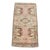 Pastel Pink Oushak Small Door Mat Rug For Sale