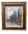 Original Vintage Listed Antonio DeVity Paris Street Scene Painting Original Vintage Frame 1950’s For Sale
