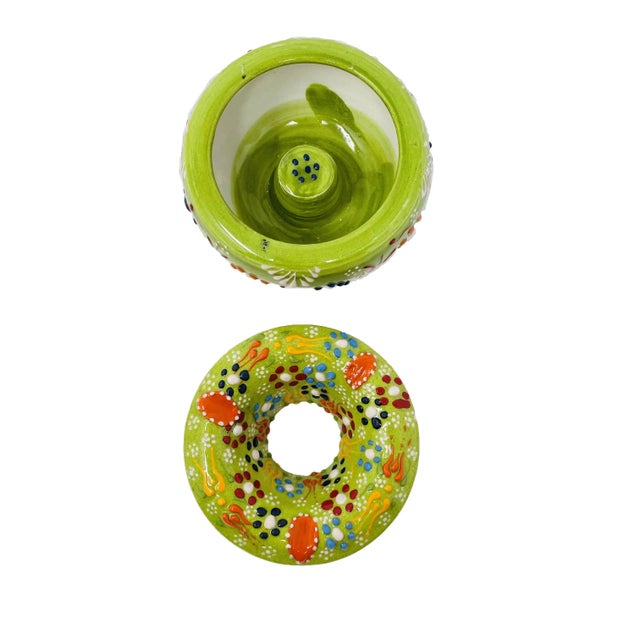 Turkish Handmade Ashtray With Lid For Sale - Image 4 of 5