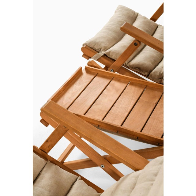 Børge Mogensen Easy Chairs and Side Tables by Børge Mogensen for Søborg Møbler, Set of 6 For Sale - Image 4 of 11