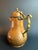 Wonderful hand hammered copper Coffeepot possibly from 19th century with a great gooseneck spout.. The brass handle has...