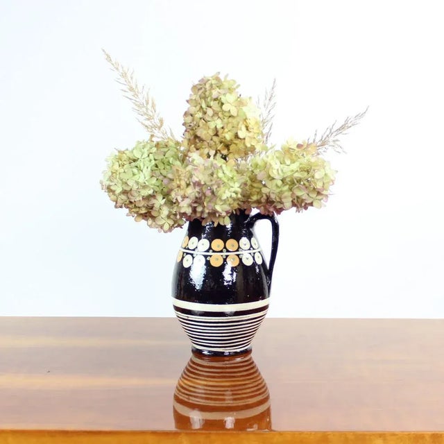 Mid-Century Modern Long Walnut & Oak Coffee Table, Czechoslovakia, 1960s For Sale - Image 3 of 11