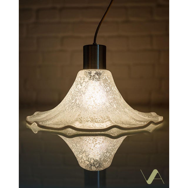 1980s German Hanging Light from Honsel Leuchten For Sale - Image 5 of 8