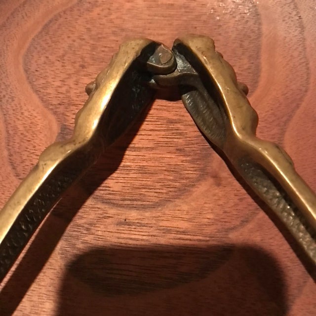 French Vintage 1940s Brass Court Jester Nutcracker For Sale - Image 3 of 8