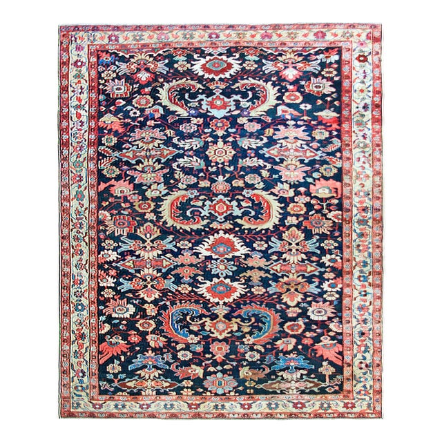 Early 20th Century Persian Heriz Rug For Sale