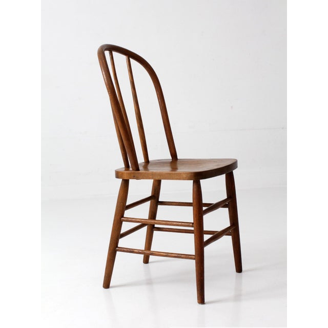 Vintage Windsor Bow Back Dining Chair For Sale - Image 11 of 13