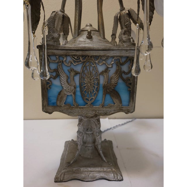 American 1926 Newel Post Miller Lamp For Sale - Image 3 of 10