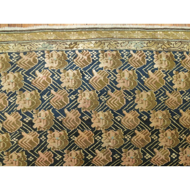 Contemporary Antique Caucasian Kuba Rug - 4'4" x 5'4" For Sale - Image 3 of 6