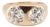 Late 20th Century Unisex Vintage 14k Yellow Gold Gia 3.75ct Two Bezel Set Diamond Cocktail Ring, Size 9 For Sale