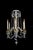 Gold Neoclassical Chandelier in Bronze and Crystal For Sale - Image 8 of 18