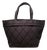 Chanel Black Canvas Raw Edge Tote Bag For Sale