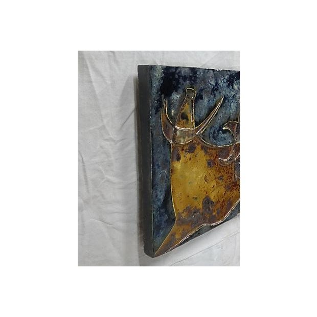 Mid Century Helmut Friedrich Schéffenacker Ceramic Wall Plaque Chairish