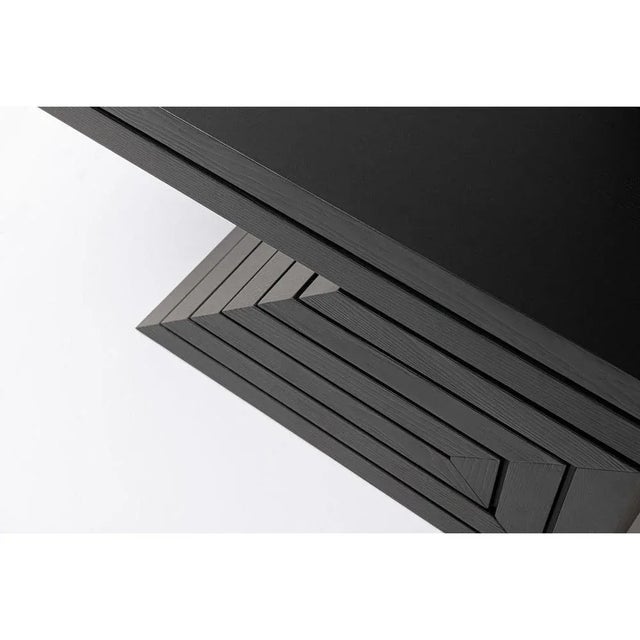 Carlo Scarpa Sculpted Ash Coffee Table by Lupo Horiōkami For Sale - Image 4 of 6