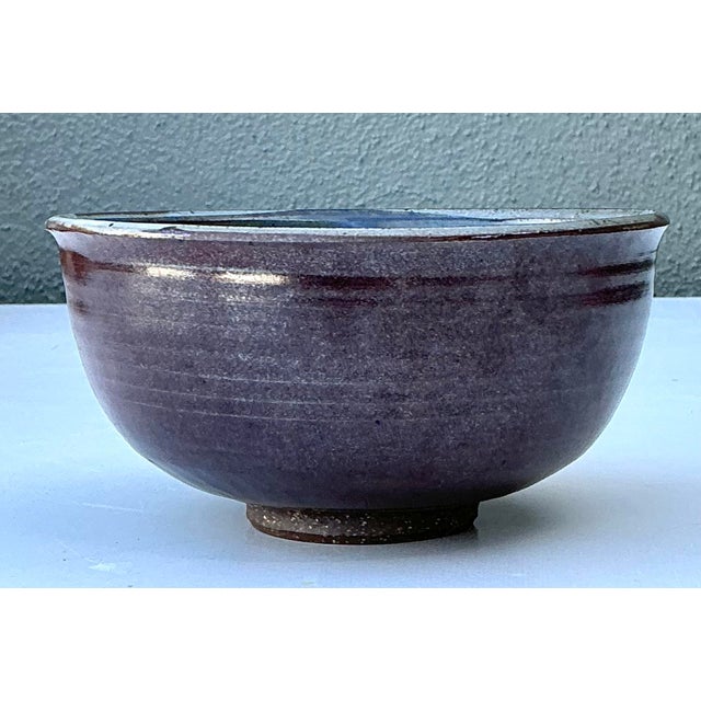 Ceramic Vintage Original Studio Pottery Bowl For Sale - Image 7 of 12