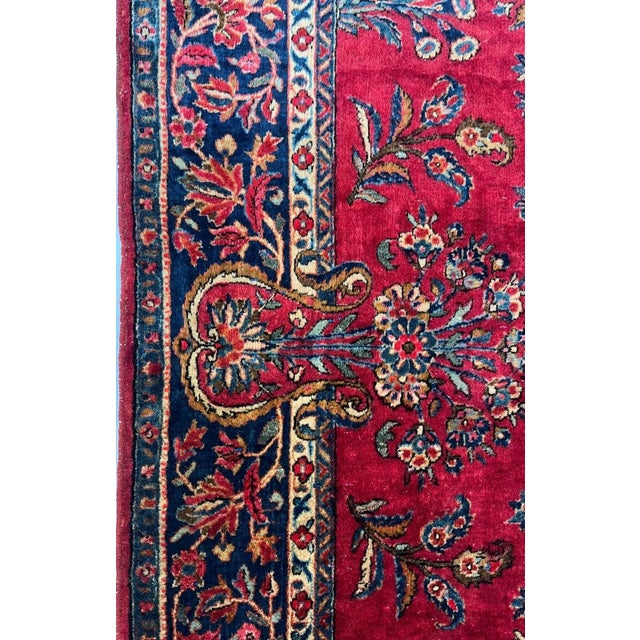 1920s Antique Persian Manchester Kashan , 4'x 6' For Sale - Image 5 of 8