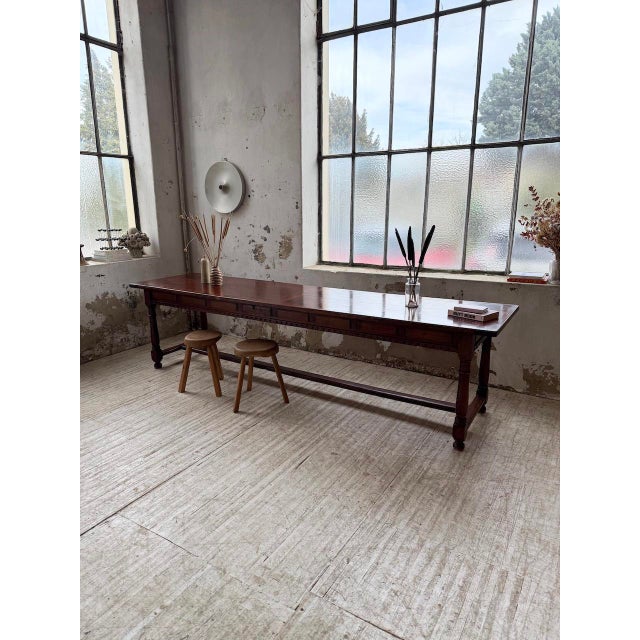 Dark Walnut Table, 1890s For Sale - Image 9 of 18