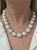 Cultured South Sea Pearl and Diamond Necklace 18k Yellow Gold For Sale - Image 4 of 5
