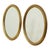 Oval Gold-Leaf Mirrors, France, 20th Century, Set of 2 For Sale - Image 3 of 18